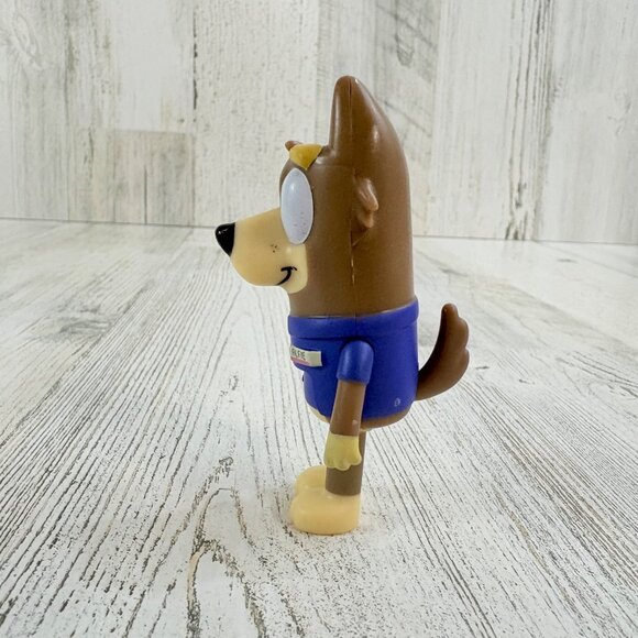 Bluey Figure Alfie Toy Store Employee Quiet Game Dingo Blue NEW - Picture 6 of 9